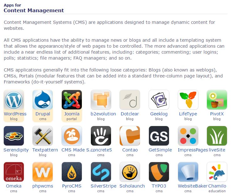 US Domain Center支持WordPress, Magento, Zen-Cart, Joomla, Discuz, PHPWind ...
