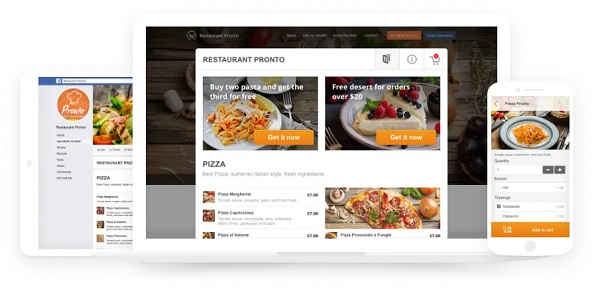 美国网上订餐: 免费餐馆网站设计, 无佣金, 无抽成, 无限在线点餐订餐