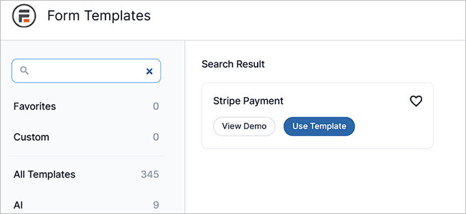 在 Formidable 中选择模板
